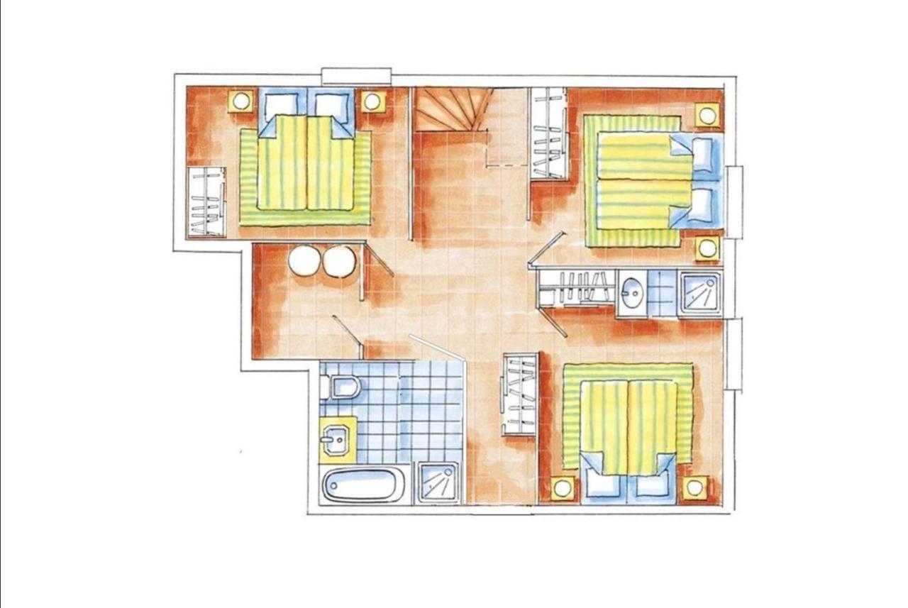 생마르탱 드 벨빌 Chalet Ananas, Hameau Des Marmottes 빌라 외부 사진